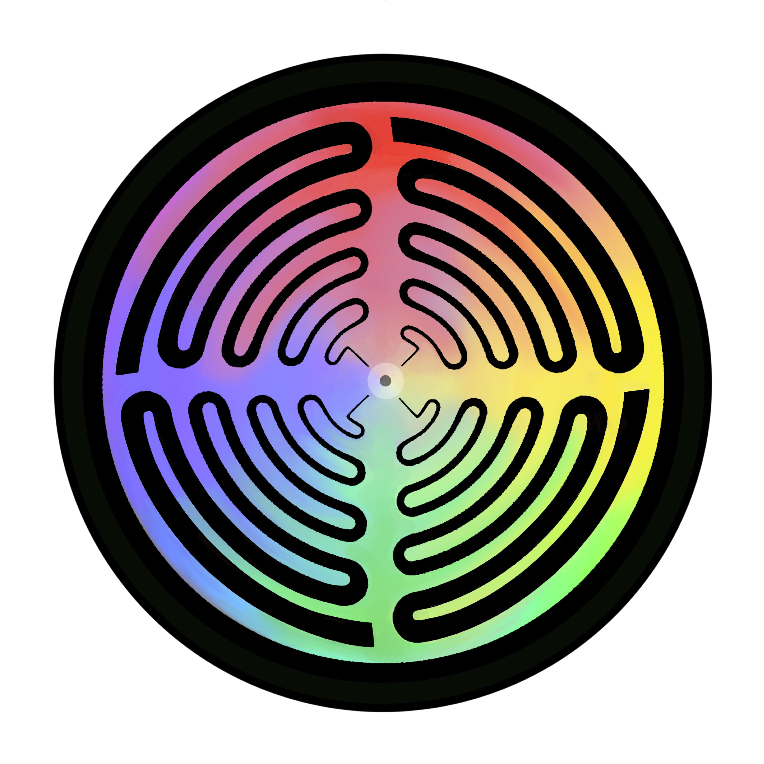 Life Pulse Wellness rainbow labyrinth mark